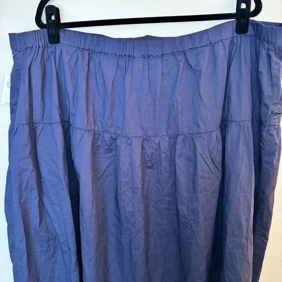 NWT Old Navy Women’s Dusty Navy Dropped-Waist Midi Skirt Size 3X - Picture 8 of 11